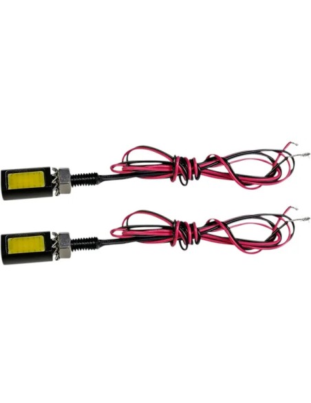 CUSTOM DYNAMICS Kennzeichen - LED TAG BOLTS WITH WHITE LICEN