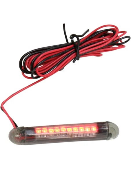 CUSTOM DYNAMICS Zusatzbeleuchtung - TRUFLEX 10 LED - RED LEDS/SMOK