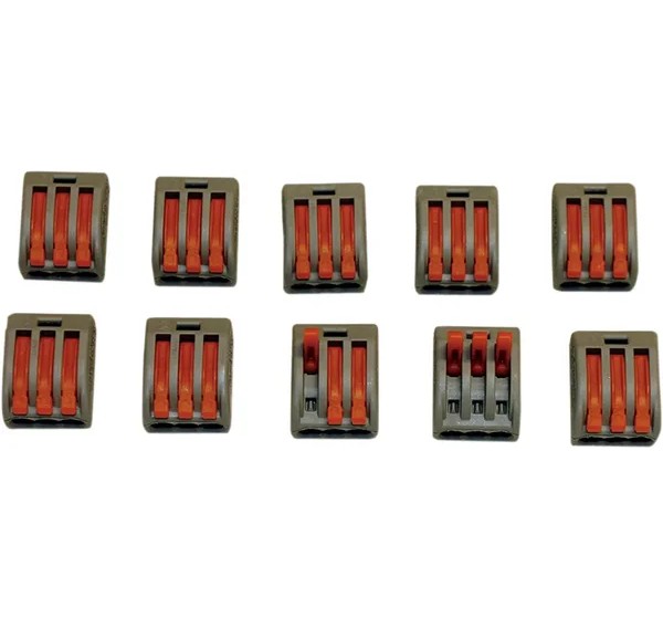 CUSTOM DYNAMICS Kabel & Schalter - CLAMP CAGE 3 SPOT 10PK