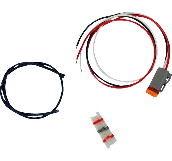 CUSTOM DYNAMICS Kabel & Schalter - HARNESS WIRING SINGLE LAMP SHA