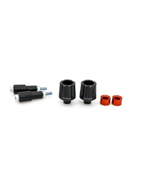 DAYTONA Stummellenker & Lenkerenden - BAR END COMPASS ORANGE