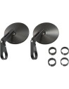 Lenkerendenspiegel D-Mirror 10" Aluminium ABS (Kurz) Paar