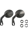Lenkerendenspiegel D-Mirror 10" Aluminium ABS (Lang) Paar