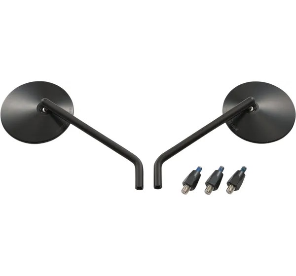 DAYTONA Spiegel - D-MIRROR-10 ROD ABS+STEEL PAIR