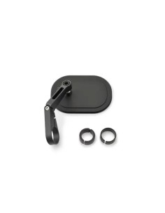 Lenkerendspiegel D-Mirror 16" Flach Aluminium (Kurz)