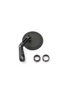Lenkerendspiegel D-Mirror 17" Flach Aluminium (Kurz)