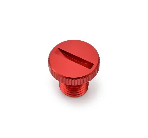 DAYTONA Montagematerial & Zubehör - MIRROR PLUG BOLT RED LEFT