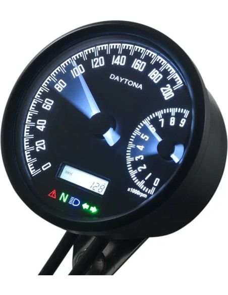 DAYTONA Tachometer & Drehzahlmesser - VELONA-W SPEEDO 200/9000