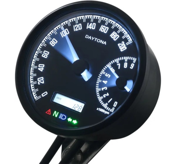 DAYTONA Tachometer & Drehzahlmesser - VELONA-W SPEEDO 200/9000