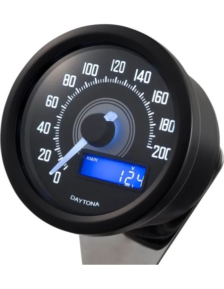 DAYTONA Tachometer & Drehzahlmesser - VELONA60 SPEEDOMETER 200 BLACK