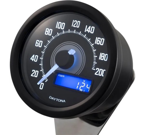 DAYTONA Tachometer & Drehzahlmesser - VELONA60 SPEEDOMETER 200 BLACK