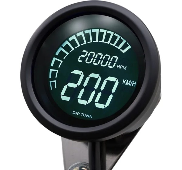 DAYTONA Tachometer & Drehzahlmesser - DIGITALTAL VELONA SPEED+RPM