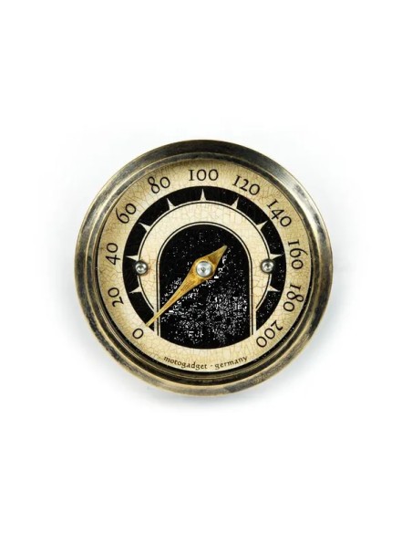 MOTOGADGET Tachometer & Drehzahlmesser - ANALOGUE-SPEEDO 49MM BR