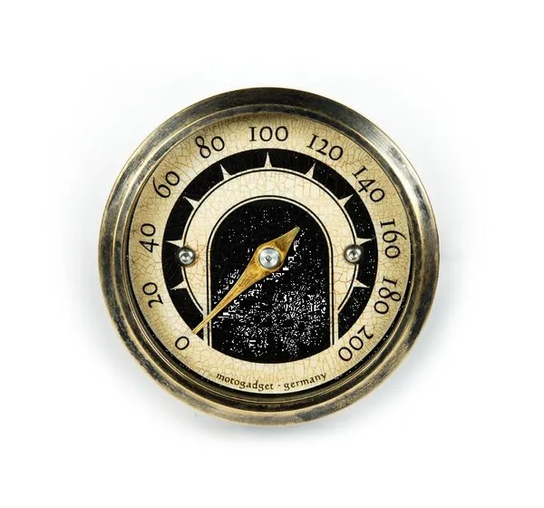 MOTOGADGET Tachometer & Drehzahlmesser - ANALOGUE-SPEEDO 49MM BR