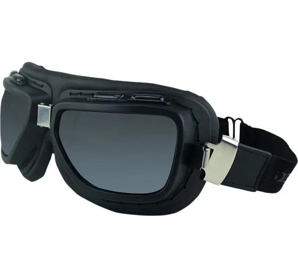 BOBSTER Motorradbrillen - GOGGLE PILOT BLACK