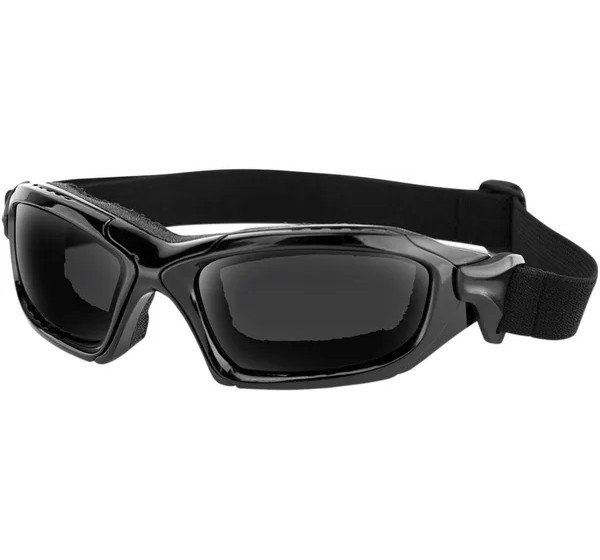 BOBSTER Motorradbrillen - GOGGLE DIESEL BLACK