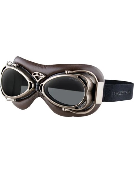BOBSTER Motorradbrillen - GOGGLE FLIGHT BROWN