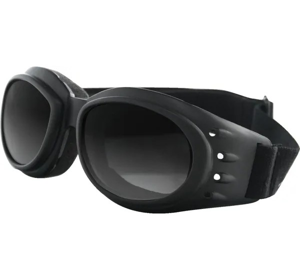 BOBSTER Motorradbrillen - GOGGLES CRUISER II BLACK