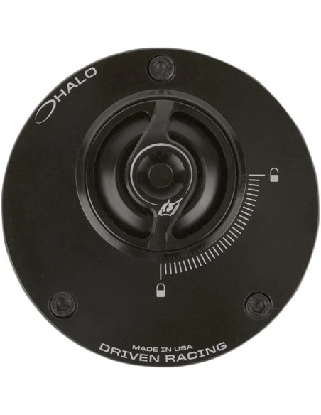 DRIVEN RACING Tankdeckel - CAP FUEL HALO BLACK