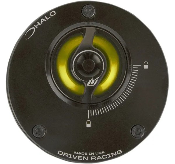 DRIVEN RACING Tankdeckel - CAP FUEL HALO GOLD