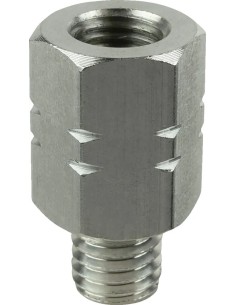 Female M10-1,25 auf Male M10-1,5 Gewinde Adapter, 20 mm lang