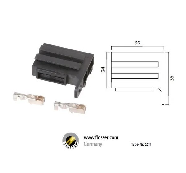 FLOSSER Verbinder & Anschlüsse - FUSEHOLDER STANDRD 10PK W/ CRI