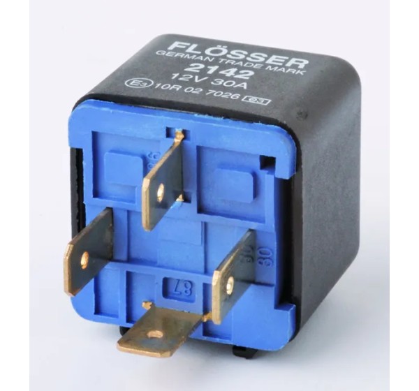FLOSSER Montagematerial & Zubehör - RELAY 12V30A OPEN W/RESI. 10PK