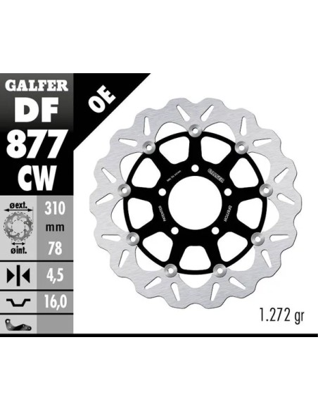 GALFER Bremsscheiben - Detailansicht