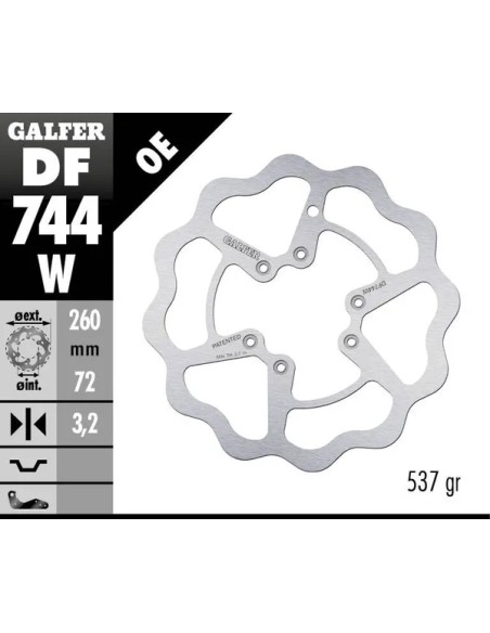 GALFER Bremsscheiben - Detailansicht