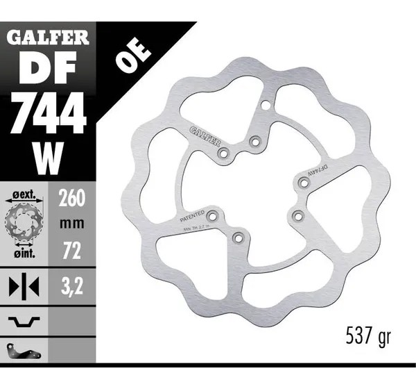 GALFER Bremsscheiben - Detailansicht