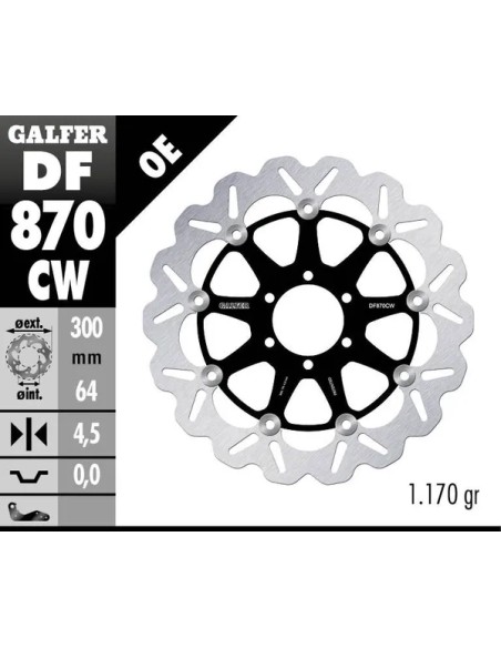 GALFER Bremsscheiben - Detailansicht