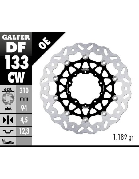 GALFER Bremsscheiben - Detailansicht