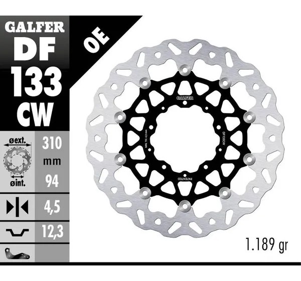 GALFER Bremsscheiben - Detailansicht