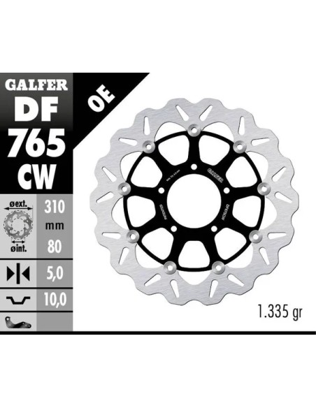 GALFER Bremsscheiben - Detailansicht