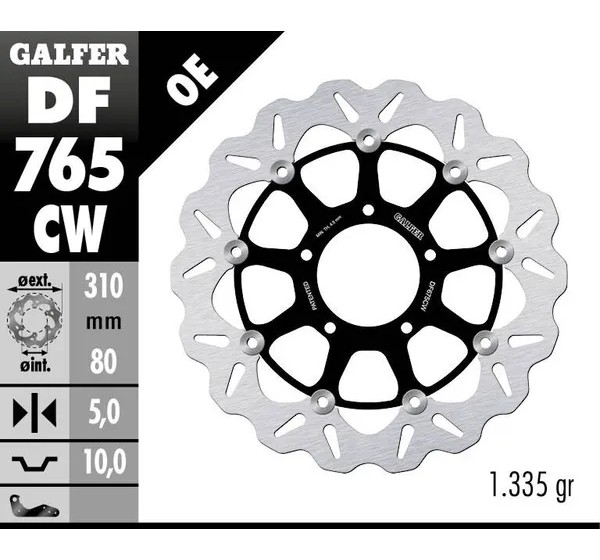 GALFER Bremsscheiben - Detailansicht