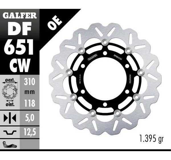 GALFER Bremsscheiben - Detailansicht
