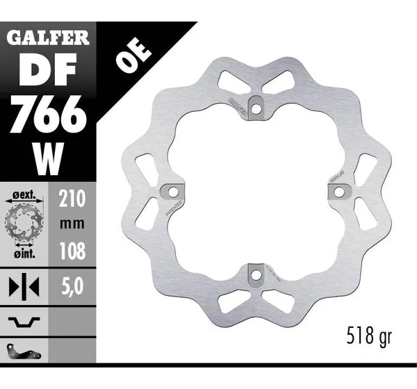 GALFER Bremsscheiben - Detailansicht
