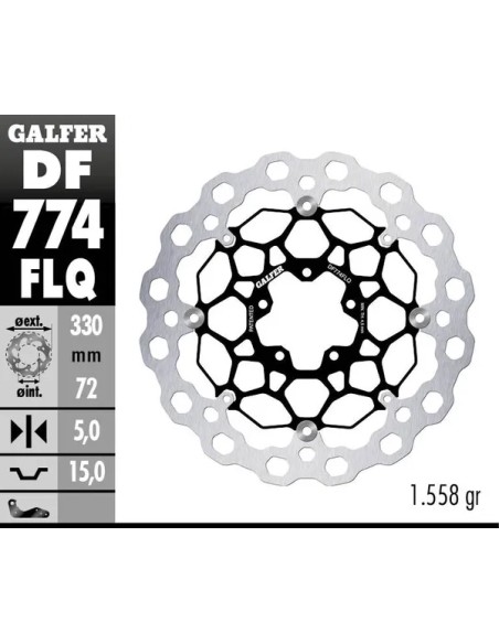 GALFER Bremsscheiben - Detailansicht