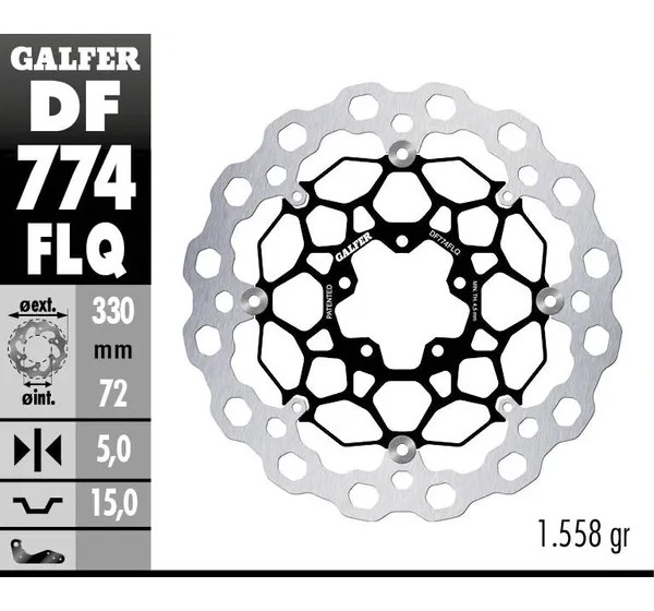 GALFER Bremsscheiben - Detailansicht