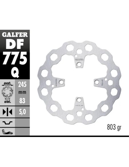 GALFER Bremsscheiben - Detailansicht