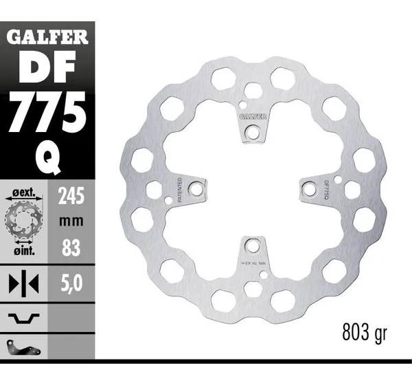 GALFER Bremsscheiben - Detailansicht
