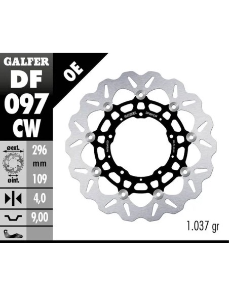 GALFER Bremsscheiben - Detailansicht