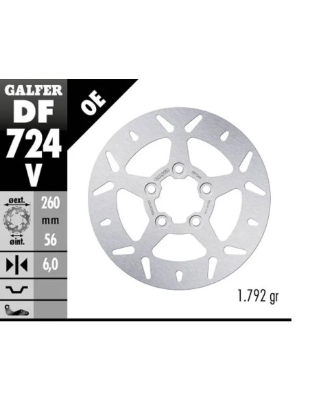 GALFER Bremsscheiben - Detailansicht