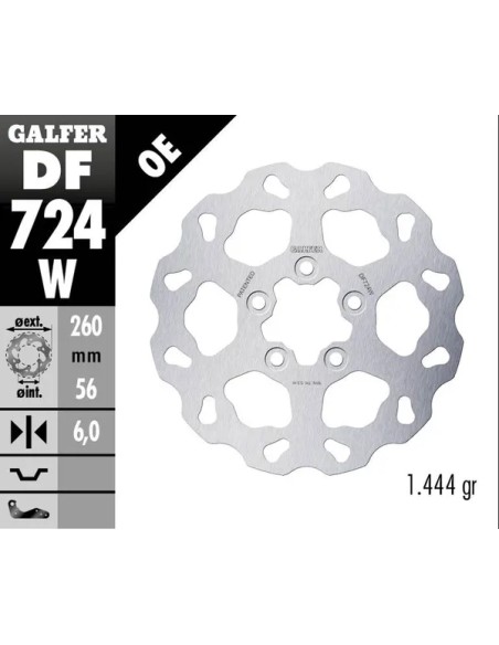 GALFER Bremsscheiben - Detailansicht