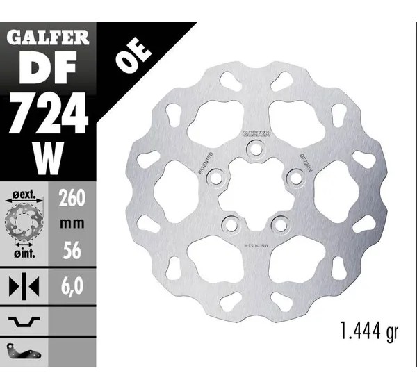 GALFER Bremsscheiben - Detailansicht