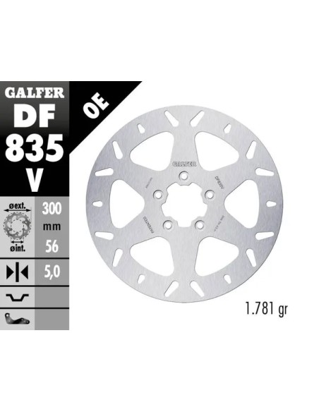 GALFER Bremsscheiben - Detailansicht