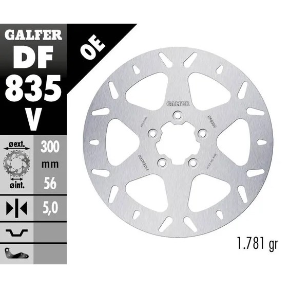 GALFER Bremsscheiben - Detailansicht