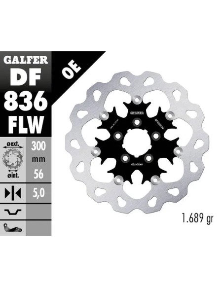 GALFER Bremsscheiben - Detailansicht