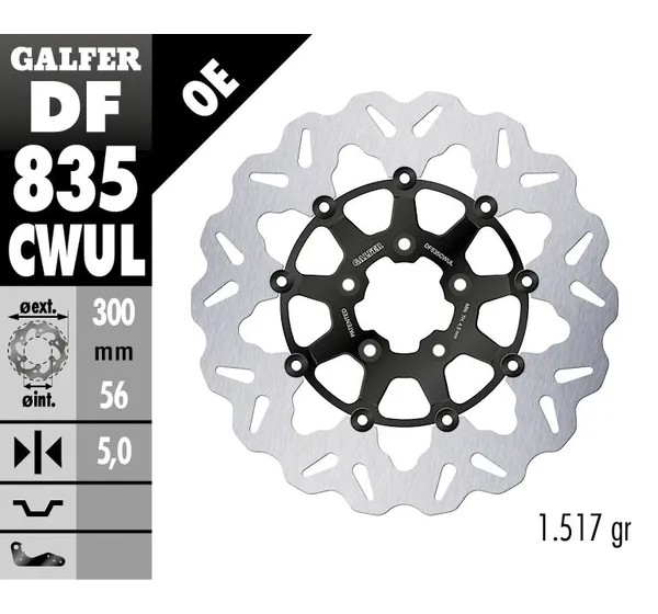 GALFER Bremsscheiben - Detailansicht