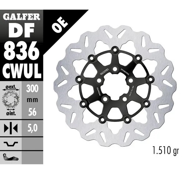 GALFER Bremsscheiben - Detailansicht